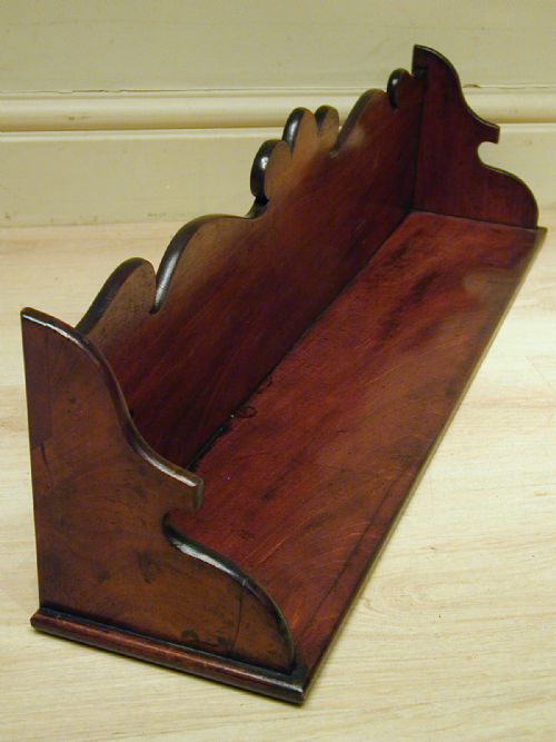 a sublime quality book trough or wall shelf - CATEGORY: ANTIQUE MISCELLANEOUS - DATED 1850