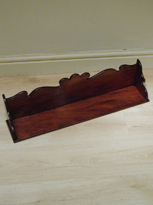 A SUBLIME QUALITY BOOK TROUGH OR WALL SHELF - ADDITIONAL PHOTO 1