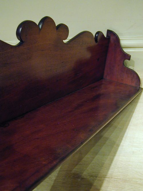 A SUBLIME QUALITY BOOK TROUGH OR WALL SHELF - ADDITIONAL PHOTO 9