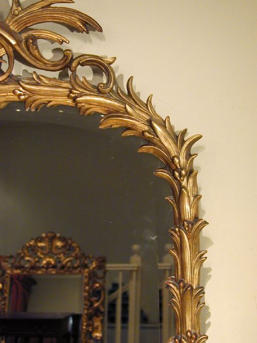 A MAGNIFICENT GILTFRAMED MIRROR - ADDITIONAL PHOTO 10