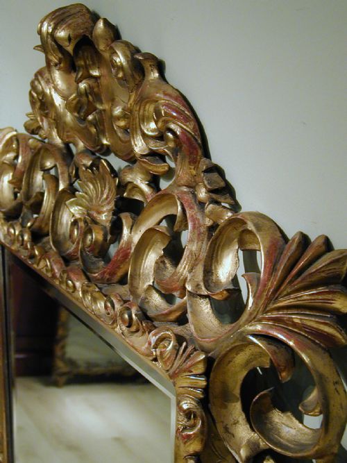 A BEAUTIFUL MID19TH CENTURY GILTWOOD MIRROR - ADDITIONAL PHOTO 10