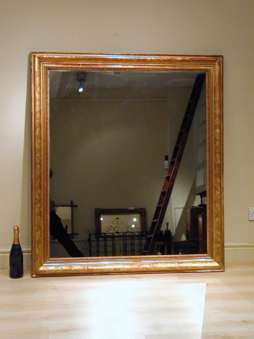 a very fine large gilt framed mirror - CATEGORY: ANTIQUE MIRRORS - DATED 1800