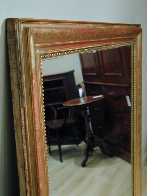 A VERY FINE LARGE GILT FRAMED MIRROR - ADDITIONAL PHOTO 9