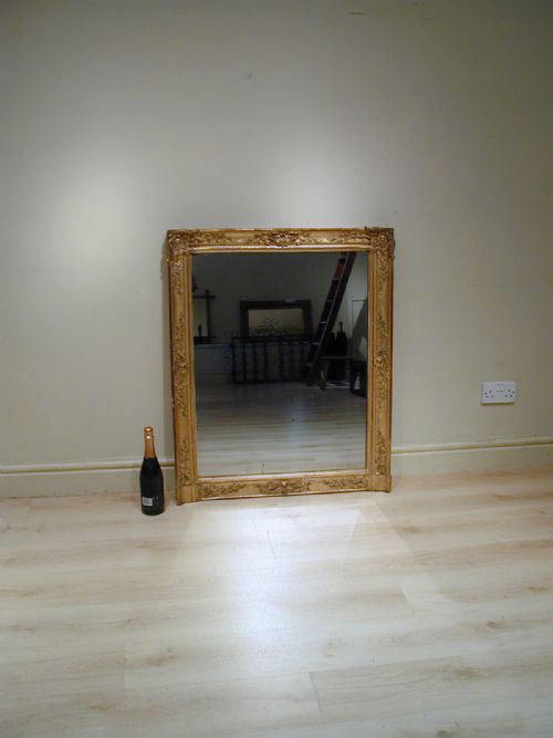a beautiful smallmedium sized overmantel - CATEGORY: ANTIQUE MIRRORS - DATED 1850