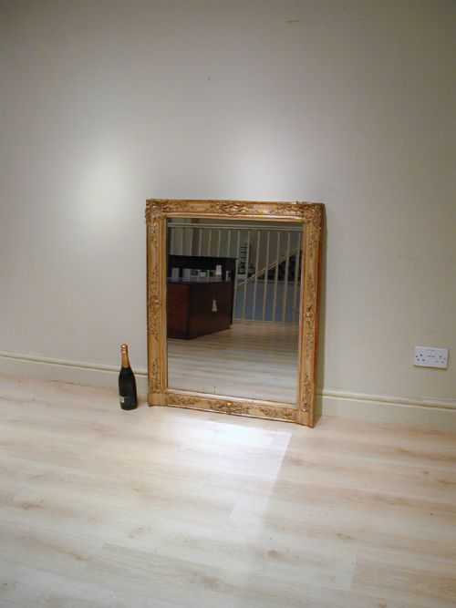 A BEAUTIFUL SMALLMEDIUM SIZED OVERMANTEL - ADDITIONAL PHOTO 1