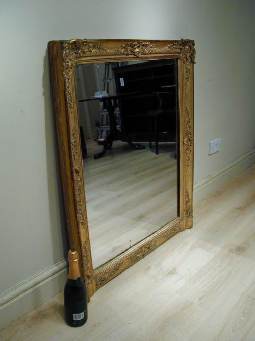 A BEAUTIFUL SMALLMEDIUM SIZED OVERMANTEL - ADDITIONAL PHOTO 4