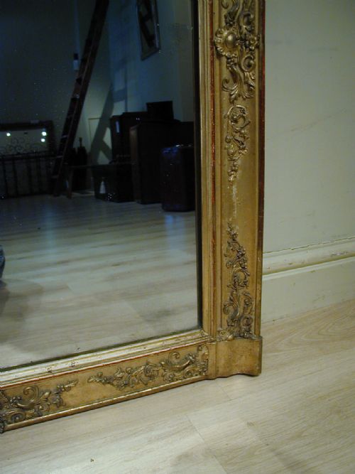 A BEAUTIFUL SMALLMEDIUM SIZED OVERMANTEL - ADDITIONAL PHOTO 6