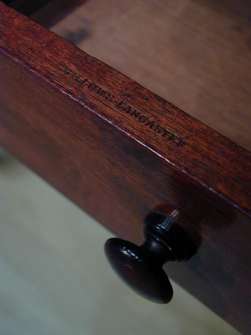 FINEST QUALITY DESK BY GILLOWS OF LANCASTER - ADDITIONAL PHOTO 14