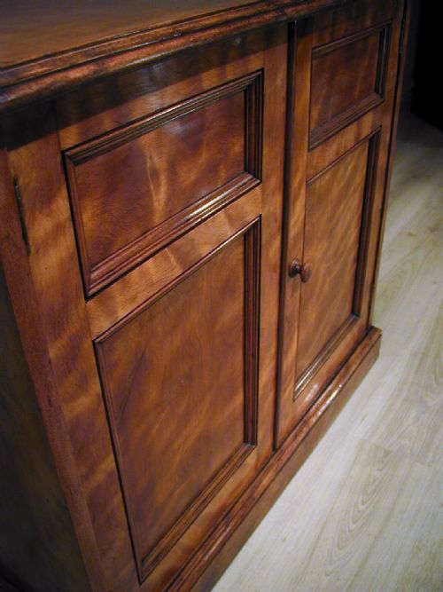 A FINE TWO DOOR VICTORIAN CUPBOARD - ADDITIONAL PHOTO 9