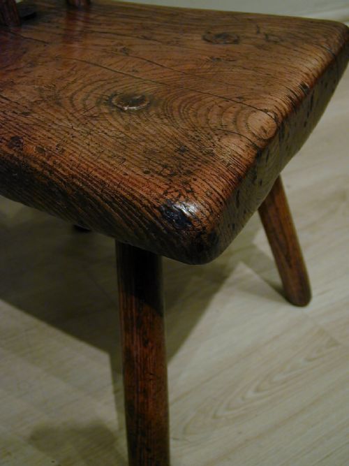 A BEAUTIFULLY RUSTIC PRIMITIVE CHAIR - ADDITIONAL PHOTO 8