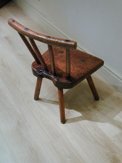 A BEAUTIFULLY RUSTIC PRIMITIVE CHAIR - ADDITIONAL PHOTO 10