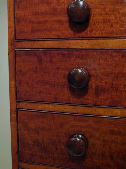 A RARE VICTORIAN CHEST OF NINE DRAWERS - ADDITIONAL PHOTO 10