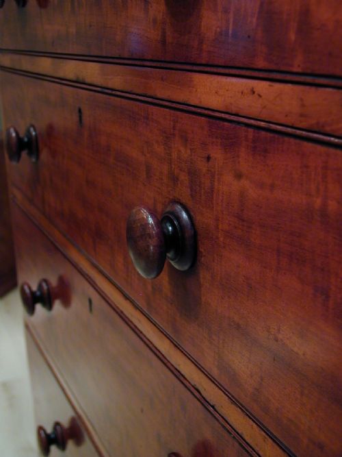 A RARE VICTORIAN CHEST OF NINE DRAWERS - ADDITIONAL PHOTO 12