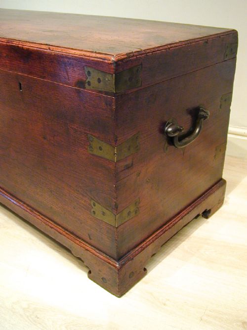the very highest quality teak trunk - CATEGORY: ANTIQUE CHESTS - DATED 1800