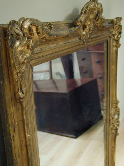 AN IMPRESSIVE GILTFRAME MIRROR - ADDITIONAL PHOTO 7