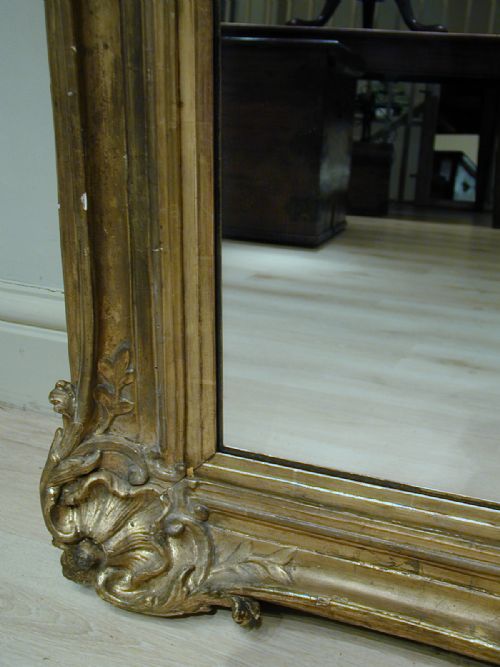 AN IMPRESSIVE GILTFRAME MIRROR - ADDITIONAL PHOTO 11