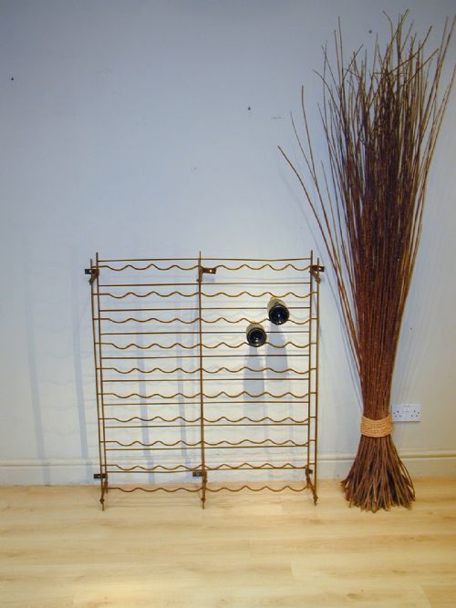 VINTAGE 90BOTTLE WINE RACK - ADDITIONAL PHOTO 1