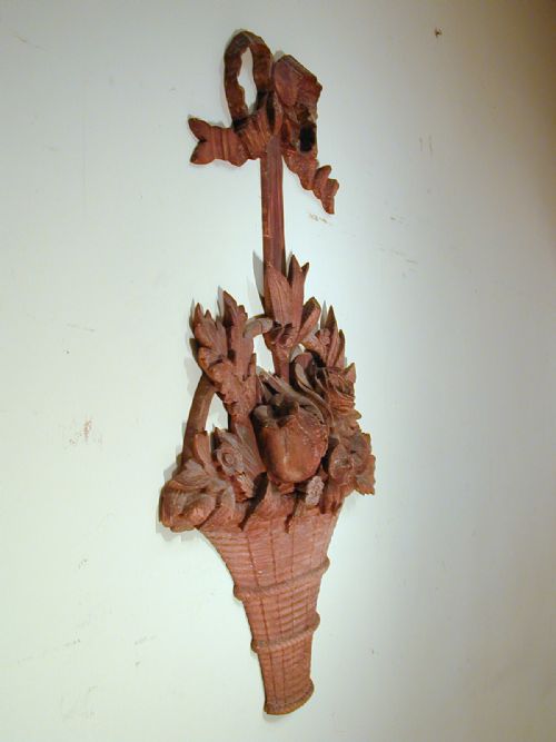A BEAUTIFUL HANDCARVED WALL APPLIQU - ADDITIONAL PHOTO 11