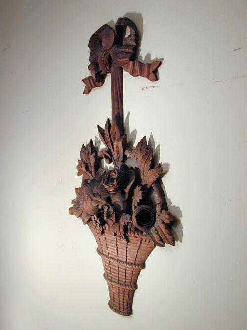 A BEAUTIFUL HANDCARVED WALL APPLIQU - ADDITIONAL PHOTO 12