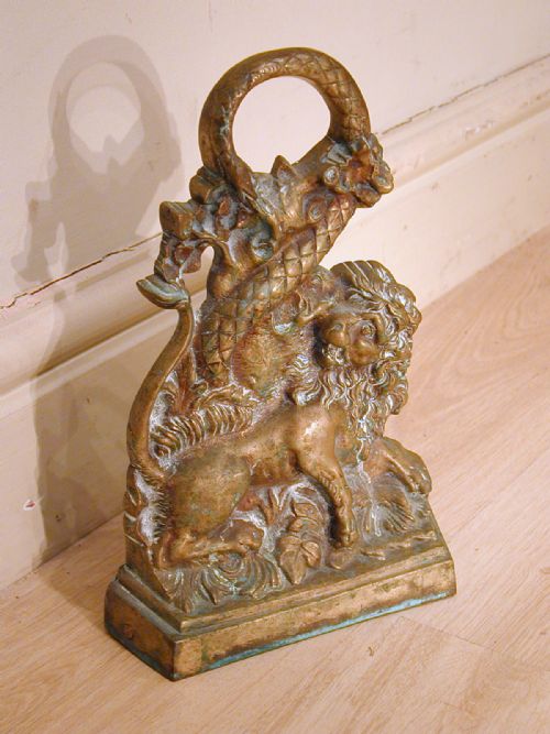 A SUPERB VICTORIAN DOOR STOP - ADDITIONAL PHOTO 3