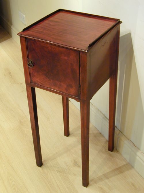 a small bedside cabinettable - CATEGORY: ANTIQUE CABINETS - DATED 1900