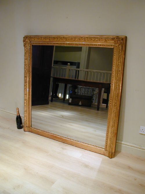 a superb quality overmantel mirror - CATEGORY: ANTIQUE MIRRORS - DATED 1850