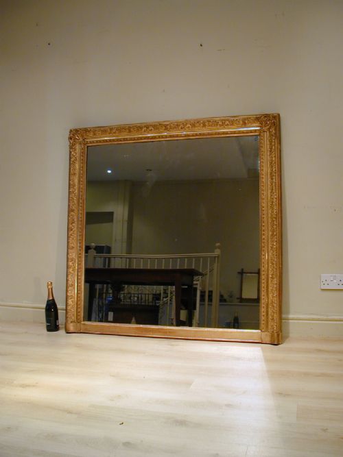 A SUPERB QUALITY OVERMANTEL MIRROR - ADDITIONAL PHOTO 2