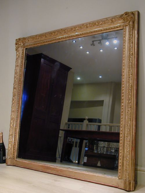 A SUPERB QUALITY OVERMANTEL MIRROR - ADDITIONAL PHOTO 3