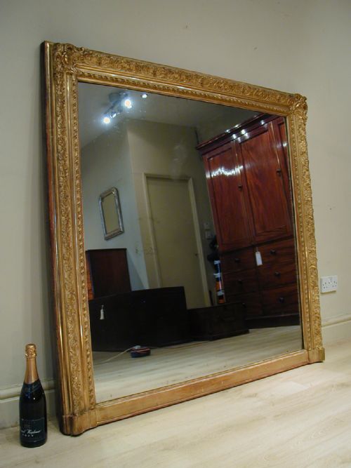 A SUPERB QUALITY OVERMANTEL MIRROR - ADDITIONAL PHOTO 4