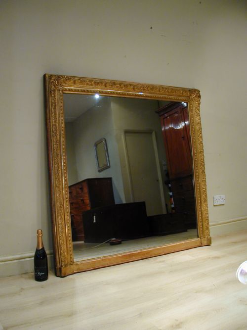 A SUPERB QUALITY OVERMANTEL MIRROR - ADDITIONAL PHOTO 5