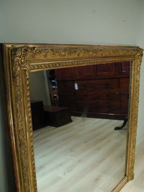 A SUPERB QUALITY OVERMANTEL MIRROR - ADDITIONAL PHOTO 8