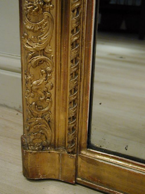 A SUPERB QUALITY OVERMANTEL MIRROR - ADDITIONAL PHOTO 11