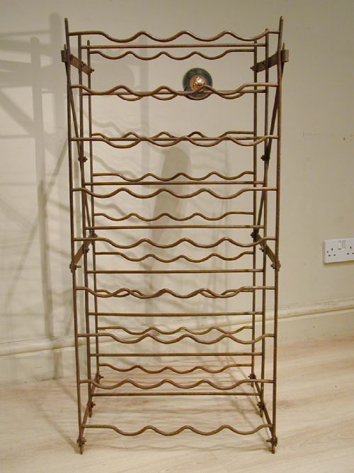 A DOUBLESIDED VINTAGE WINE RACK - ADDITIONAL PHOTO 3
