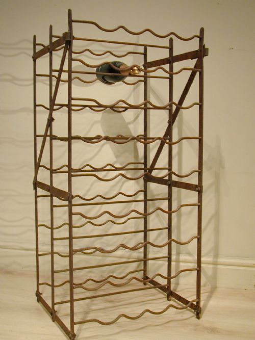 A DOUBLESIDED VINTAGE WINE RACK - ADDITIONAL PHOTO 5