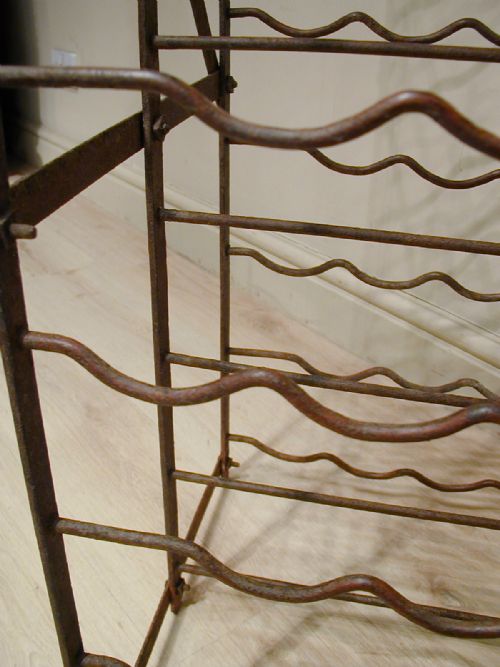 A DOUBLESIDED VINTAGE WINE RACK - ADDITIONAL PHOTO 7