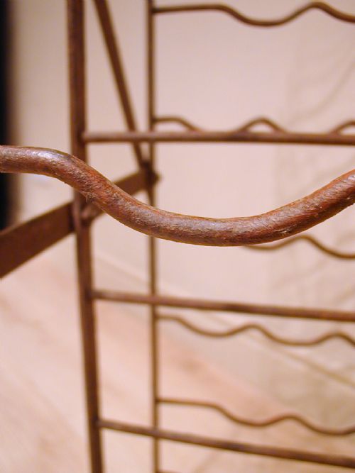 A DOUBLESIDED VINTAGE WINE RACK - ADDITIONAL PHOTO 8