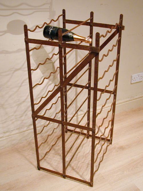 A DOUBLESIDED VINTAGE WINE RACK - ADDITIONAL PHOTO 10