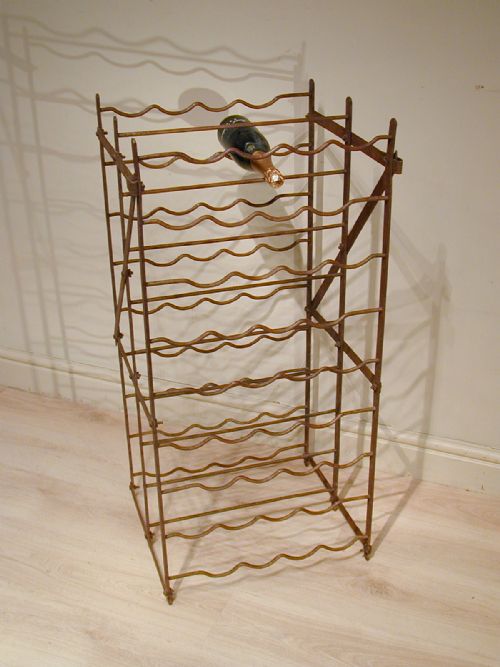 A DOUBLESIDED VINTAGE WINE RACK - ADDITIONAL PHOTO 11