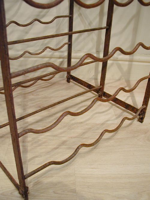 A DOUBLESIDED VINTAGE WINE RACK - ADDITIONAL PHOTO 13