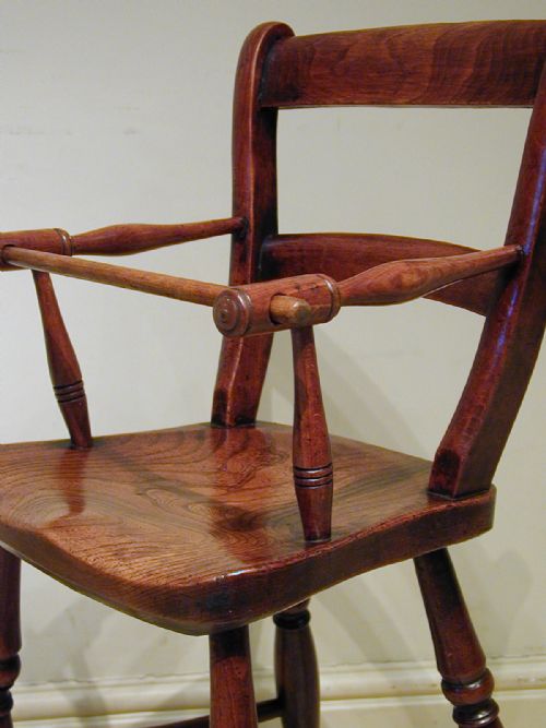 A BEAUTIFUL VICTORIAN CHILD'S HIGH CHAIR - ADDITIONAL PHOTO 3