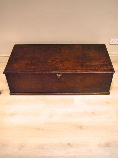 A SUPERB GEORGIAN LOW TRUNK - ADDITIONAL PHOTO 9