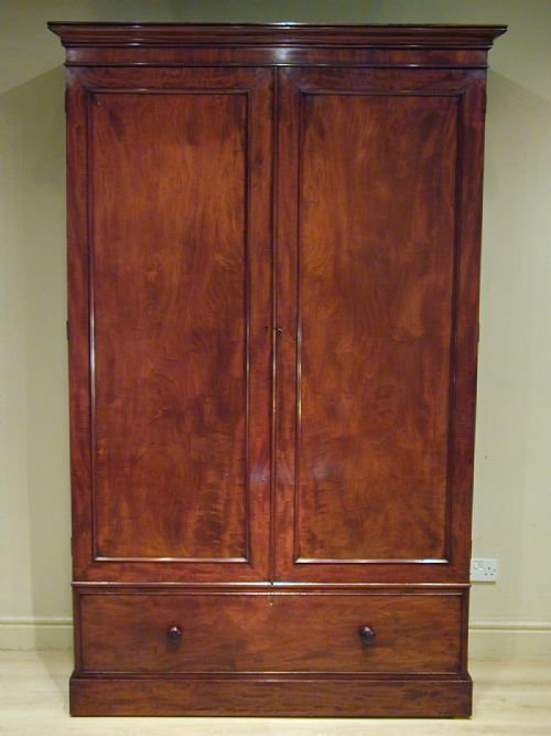 the highest quality 2door wardrobe - CATEGORY: ANTIQUE WARDROBES - DATED 1860