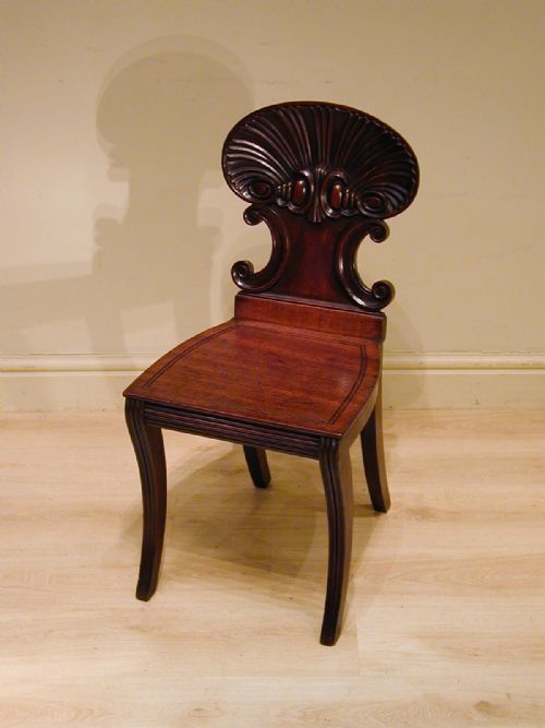 SUPERB HALL CHAIR ATTRIBUTABLE TO GILLOWS - ADDITIONAL PHOTO 2