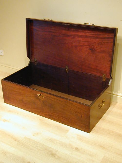 A FINE GEORGIAN STORAGE TRUNK - ADDITIONAL PHOTO 9