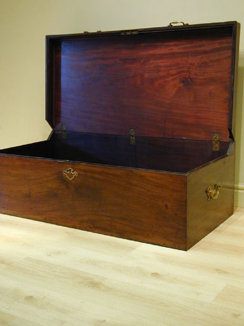 A FINE GEORGIAN STORAGE TRUNK - ADDITIONAL PHOTO 10
