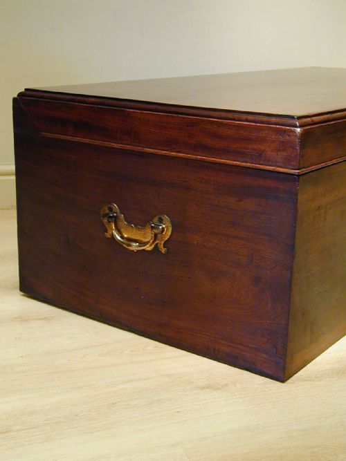 A FINE GEORGIAN STORAGE TRUNK - ADDITIONAL PHOTO 12
