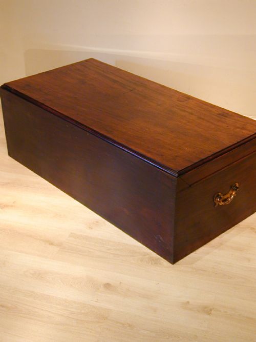 A FINE GEORGIAN STORAGE TRUNK - ADDITIONAL PHOTO 13