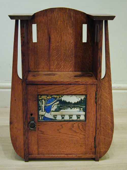 incredibly stylish arts crafts cabinet - CATEGORY: ANTIQUE CABINETS - DATED 1910