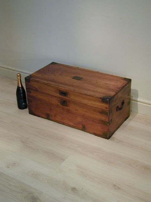 a beautiful camphorwood storage trunk - CATEGORY: ANTIQUE CHESTS - DATED 1890