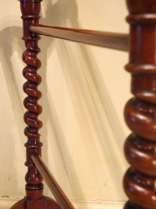 A SUPERB VICTORIAN TOWEL RAIL - ADDITIONAL PHOTO 13